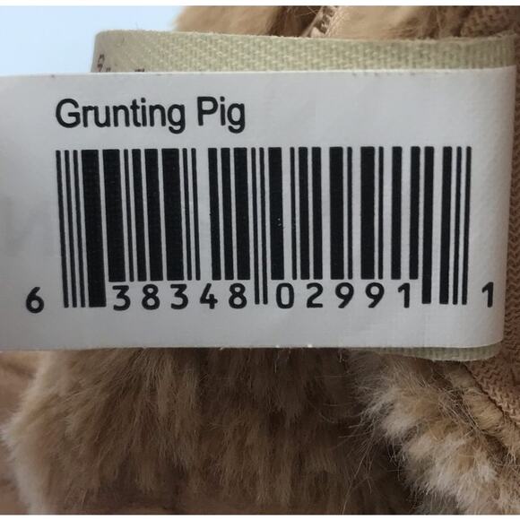 Folkmanis Grunting Pig Piglet 15'' Hand Puppet Plush #2991 Farm Animal Pink Gray - Picture 13 of 13